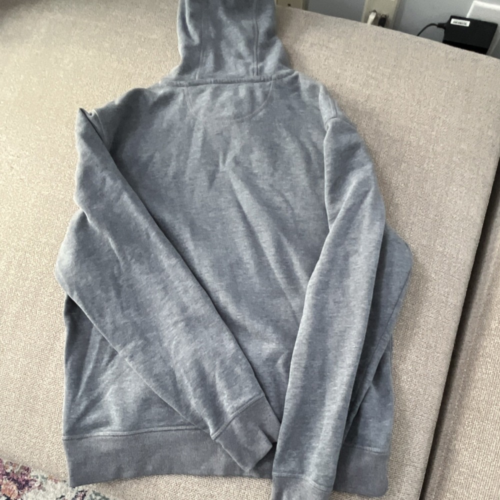 Amazon Essentials navy blue Fleece Colorblock Pullover Hoodie Men's M - Picture 6 of 9